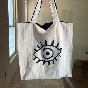Reversible Greek eye Tote bag🧿👜